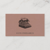 Smith Premier No. 2 Typewriter Visitekaartje (Voorkant)