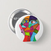 smith-ravenc ronde button 5,7 cm (Voorkant /achterkant)