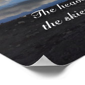 Smith Reservoir Reflecteert the Glory of God Poster (Hoek)