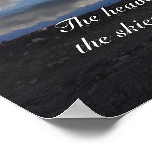 Smith Reservoir Reflecteert the Glory of God Poster (Hoek)