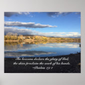 Smith Reservoir Reflecteert the Glory of God Poster (Voorkant)