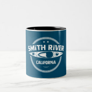 Smith River California Kayaking Tweekleurige Koffiemok
