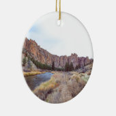Smith Rock Bend Oregon Keramisch Ornament (Rechts)