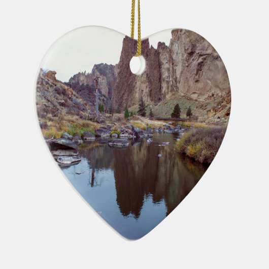 Smith Rock Bend Oregon Keramisch Ornament (Rechts)