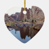 Smith Rock Bend Oregon Keramisch Ornament (Voorkant)