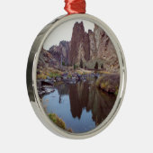 Smith Rock Bend Oregon Metalen Ornament (Rechts)