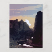 Smith Rock bij Sunset Briefkaart (Voorkant)