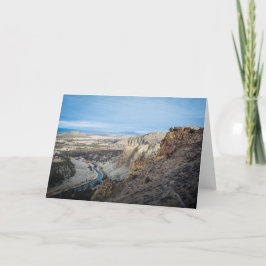 Smith Rock Canyon Wenskaart (leeg) Kaart