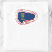 Smith Rock clibing Carabiner Ovale Sticker (Tas)