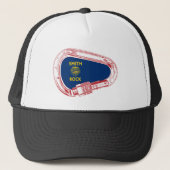 Smith Rock clibing Carabiner Trucker Pet (Voorkant)