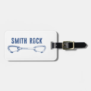 Smith Rock climing Quickdraw Bagagelabel