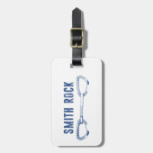 Smith Rock climing Quickdraw Bagagelabel (Voorkant verticaal)