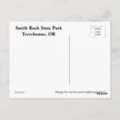 Smith Rock Herfst Briefkaart (Achterkant)