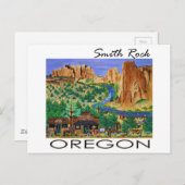 Smith Rock ~ Oregon Briefkaart (Voorkant / Achterkant)