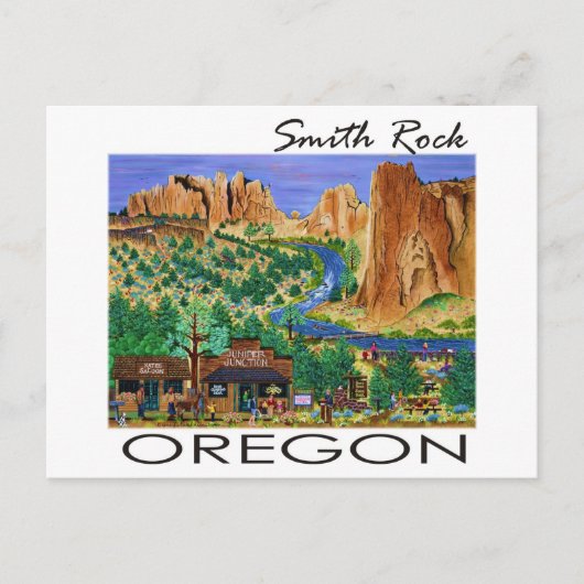 Smith Rock ~ Oregon Briefkaart (Voorkant)