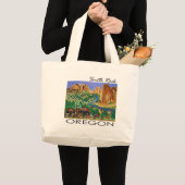 Smith Rock ~ Oregon Grote Tote Bag (Voorkant (product))