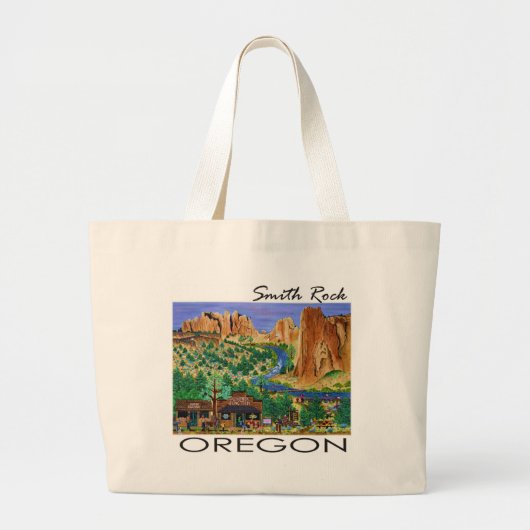 Smith Rock ~ Oregon Grote Tote Bag (Voorkant)