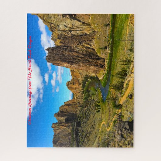 Smith Rock Oregon. kerstcadeautjes Legpuzzel (Verticaal)