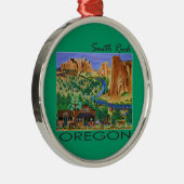 Smith Rock ~ Oregon Metalen Ornament (Rechts)