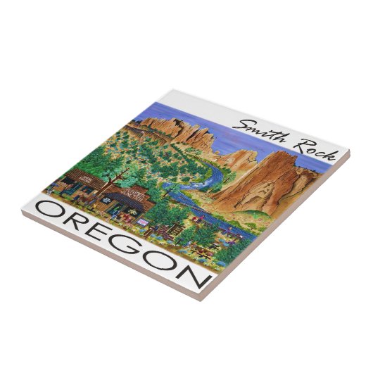 Smith Rock ~ Oregon Tegeltje (Zijkant)