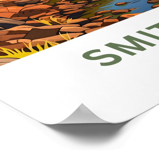 Smith Rock Oregon Travel Print (Hoek)