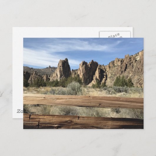 Smith Rock Park Oregon Briefkaart (Voorkant / Achterkant)