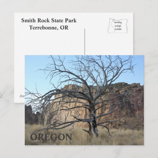 Smith Rock Rocks Briefkaart (Voorkant / Achterkant)