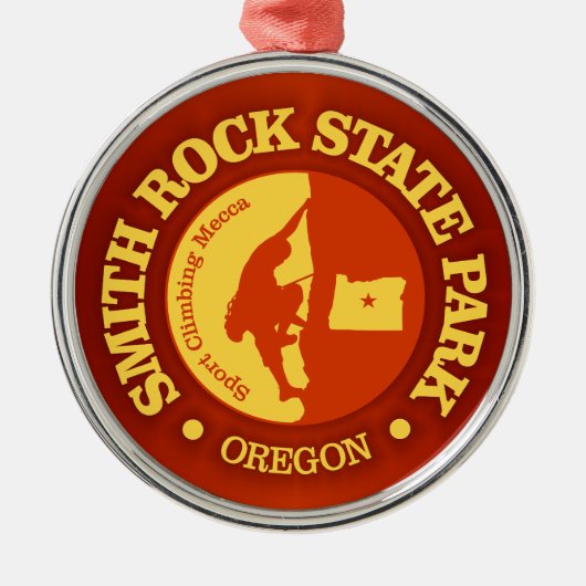 Smith Rock SP (CLB) Metalen Ornament (Voorkant)