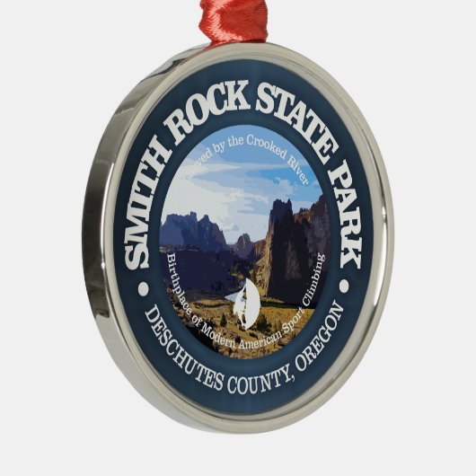 Smith Rock SP Metalen Ornament (Rechts)