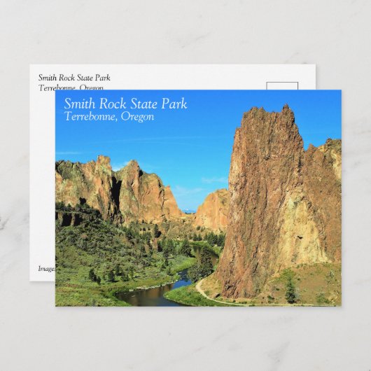 Smith Rock State Park Briefkaart (Voorkant / Achterkant)