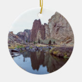 Smith Rock State Park Kerstornament Keramisch Ornament (Voorkant)