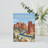 Smith Rock State Park Oregon Briefkaart (Staand voorkant)