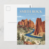 Smith Rock State Park Oregon Briefkaart (Voorkant / Achterkant)