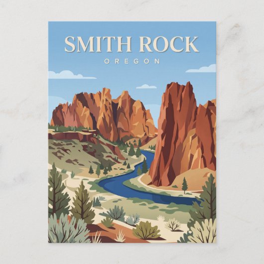 Smith Rock State Park Oregon Briefkaart (Voorkant)