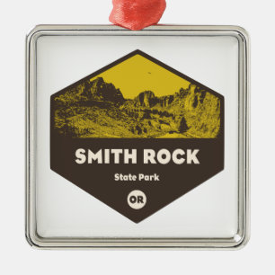 Smith Rock State Park Oregon Metalen Ornament
