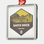 Smith Rock State Park Oregon Metalen Ornament (Links)
