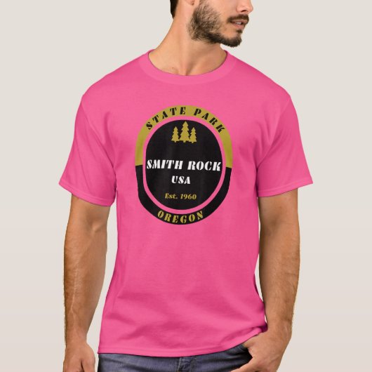 Smith Rock State Park Oregon T-shirt (Voorkant)