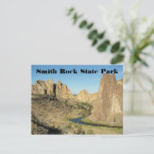 Smith Rock State Park Travel Photo Briefkaart (Staand voorkant)