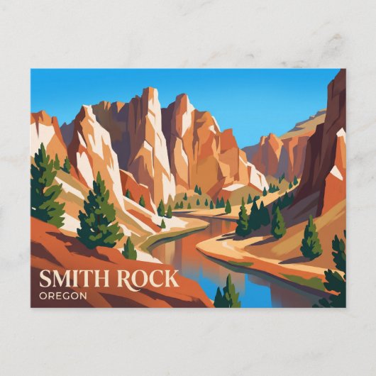 Smith Rock State Park VS Briefkaart (Voorkant)