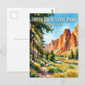 Smith Rock State Park VS Briefkaart (Voorkant / Achterkant)
