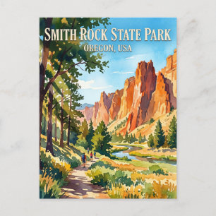 Smith Rock State Park VS Briefkaart