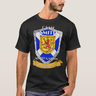 Smith Scottish Family Clan Scotland Shield T-shirt