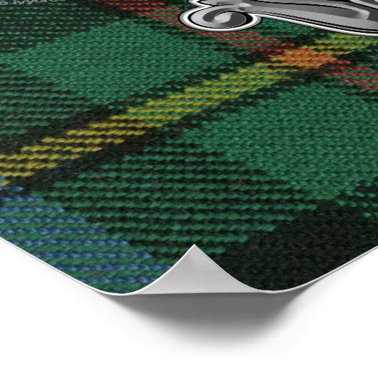 Smith Tartan & Badge Poster (Hoek)