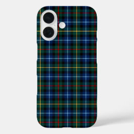 Smith Tartan Blue, Green and Black Pset iPhone 16 Hoesje