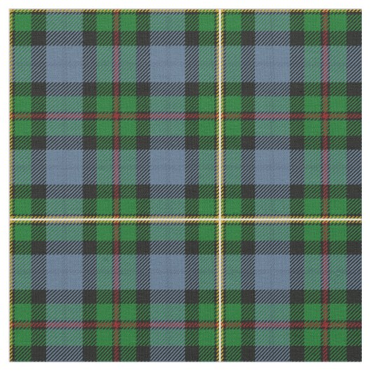 Smith Tartan Print Stof (Close Up)