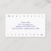 Smith Tartan Punchcard Klantenkaartje (Achterkant)