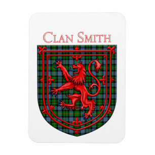 Smith Tartan Scottish Pset Lion Rampant Magneet