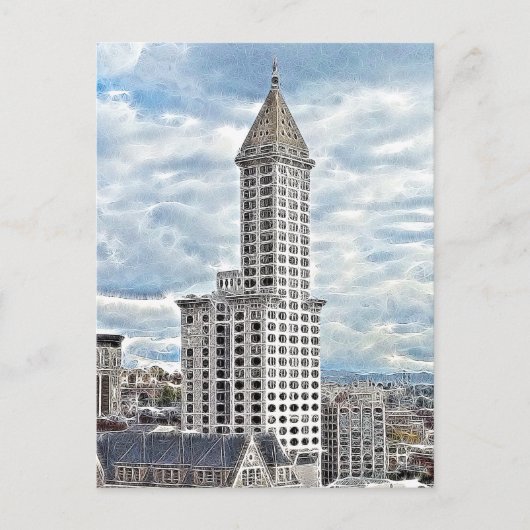 Smith Tower Briefkaart (Voorkant)