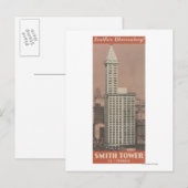 Smith Tower, Seattle's Observatory Briefkaart (Voorkant / Achterkant)