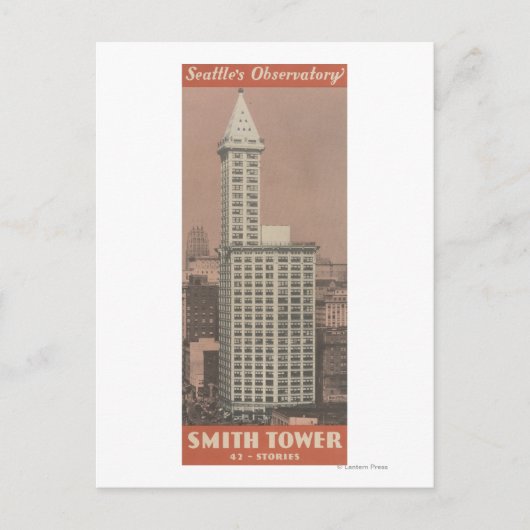 Smith Tower, Seattle's Observatory Briefkaart (Voorkant)